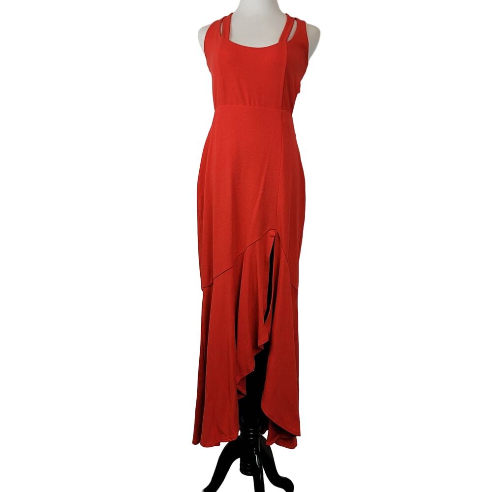 Anthropologie x Maeve Open-Back Breezy Knit High Slit Maxi Dress Size XL, NWT - Picture 7 of 13